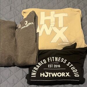 Hotworx Sweatshirt Bundle - Gray, Black, Cream NOT FOR SALE